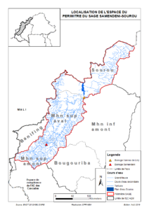 carte de la région de Samendéni-Sourou